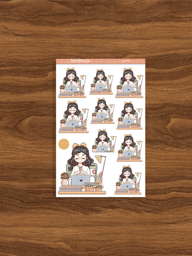 Diligent | Working Women | Just Dolls Stickers | J370