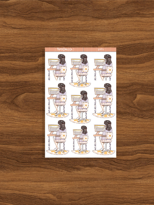 Committed | Working Women | Just Dolls Stickers | J371