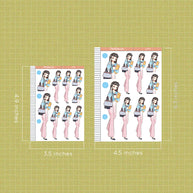 Tireless | Working Women | Just Dolls Stickers | J372