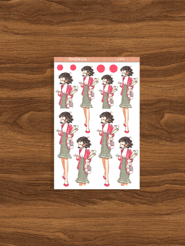 Efficient | Working Women | Just Dolls Stickers | J374