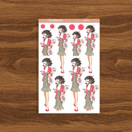 Efficient | Working Women | Just Dolls Stickers | J374