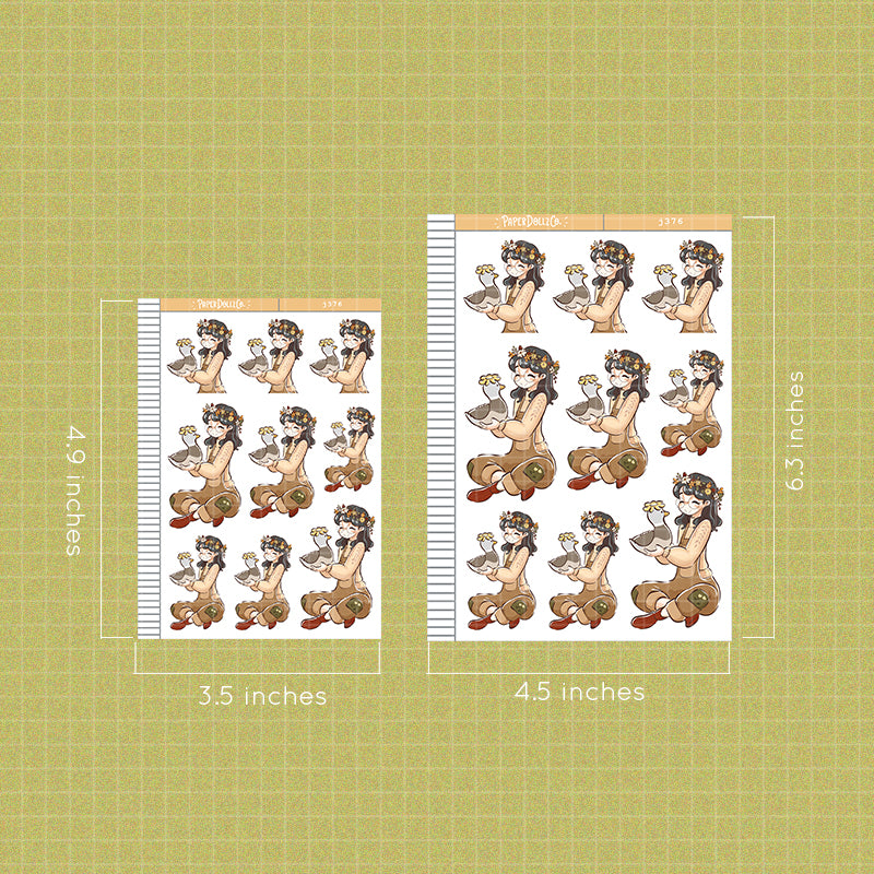 Saxony | Birds of Autumn | Just Dolls Stickers | J376