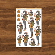 Owl | Birds of Autumn | Just Dolls Stickers | J377