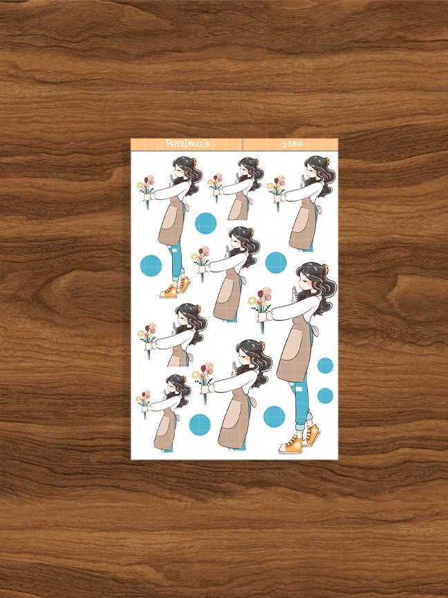 Flower Shop | True Passion | Just Dolls Stickers | J380