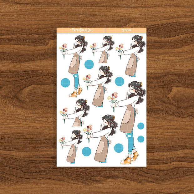 Flower Shop | True Passion | Just Dolls Stickers | J380