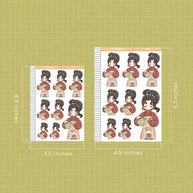 Coffee Shop | True Passion | Just Dolls Stickers | J381