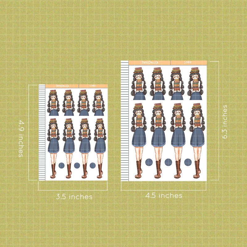 Book Shop | True Passion | Just Dolls Stickers | J382