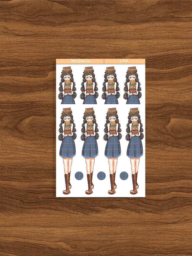 Book Shop | True Passion | Just Dolls Stickers | J382