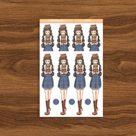 Book Shop | True Passion | Just Dolls Stickers | J382