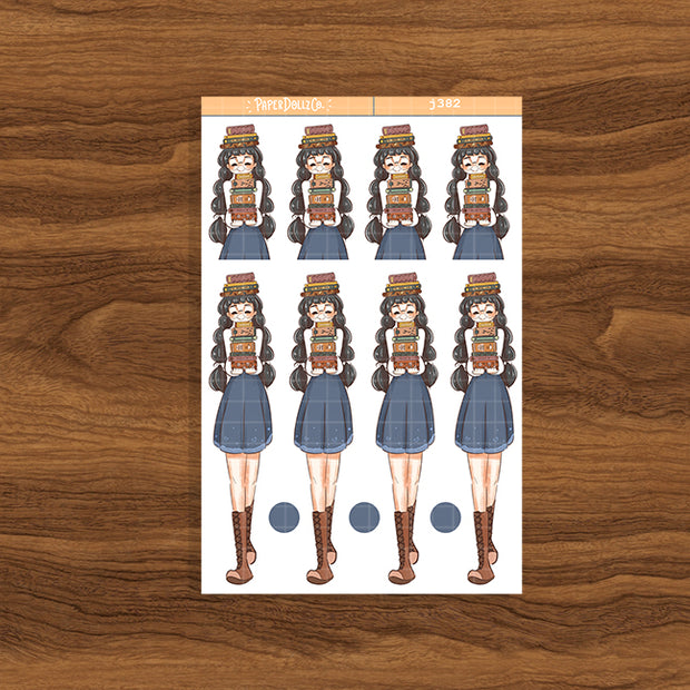 Book Shop | True Passion | Just Dolls Stickers | J382
