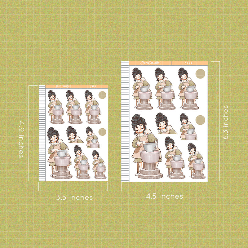 Pottery Shop | True Passion | Just Dolls Stickers | J383
