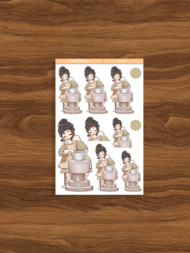 Pottery Shop | True Passion | Just Dolls Stickers | J383