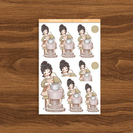 Pottery Shop | True Passion | Just Dolls Stickers | J383