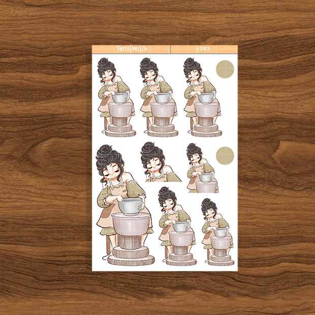 Pottery Shop | True Passion | Just Dolls Stickers | J383