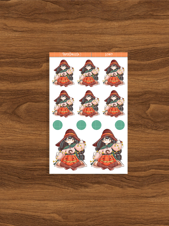 Pumpkin | Enchanted | Just Dolls Stickers | J387