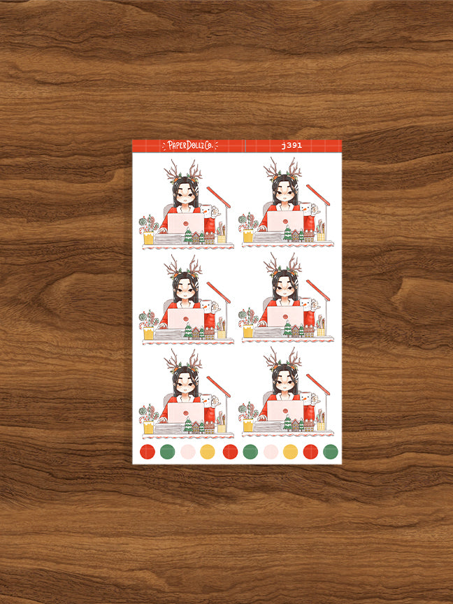 Busy | Joy to the Dolly World | Just Dolls Stickers | j391