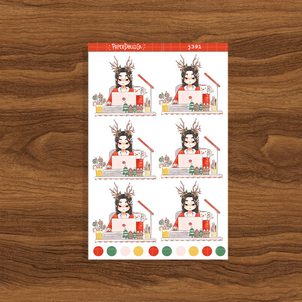 Busy | Joy to the Dolly World | Just Dolls Stickers | j391