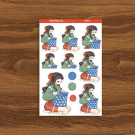 Lavish | Joy to the Dolly World | Just Dolls Stickers | j392