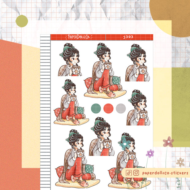 Blissful | Joy to the Dolly World | Just Dolls Stickers | j393
