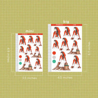 Cold | Joy to the Dolly World | Just Dolls Stickers | j394