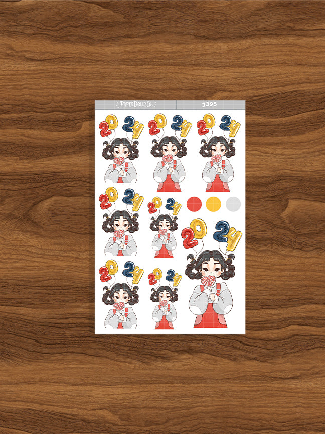 Promising | Year of the Rising Dragon | Just Dolls Stickers | J395