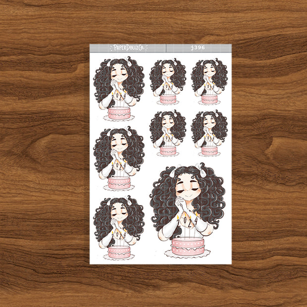 Positive | Year of the Rising Dragon | Just Dolls Stickers | J396