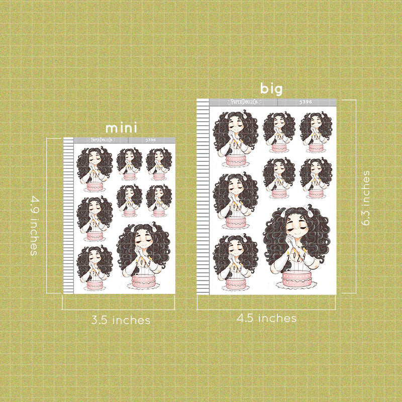 Positive | Year of the Rising Dragon | Just Dolls Stickers | J396
