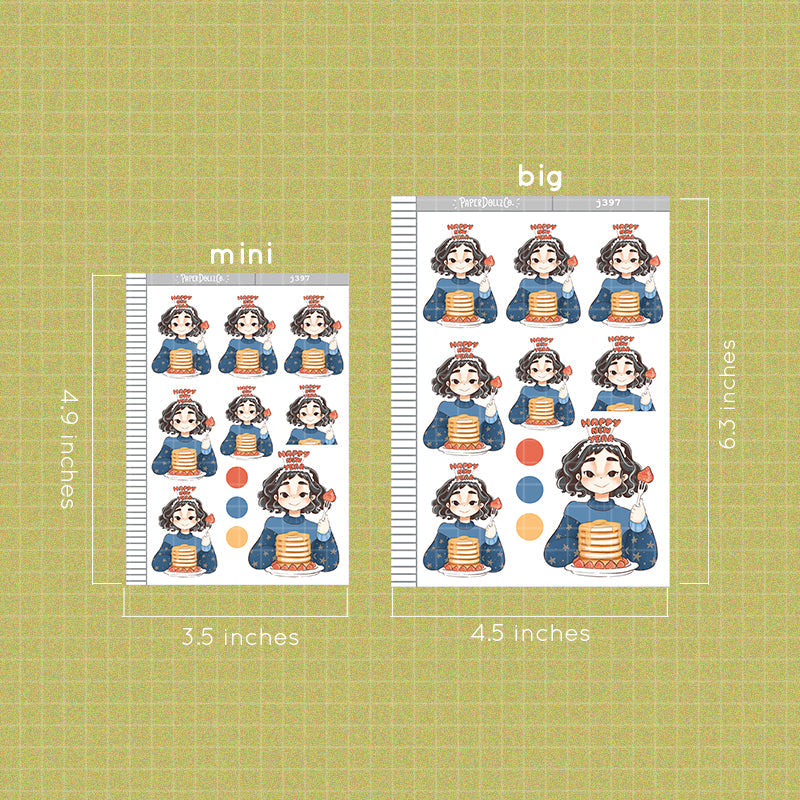 Abundant | Year of the Rising Dragon | Just Dolls Stickers | J397