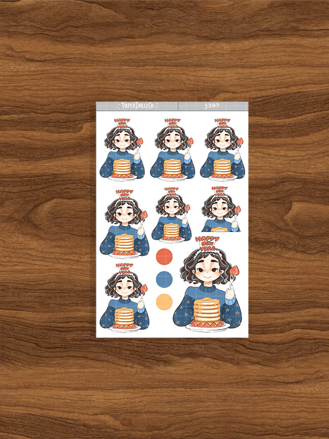 Abundant | Year of the Rising Dragon | Just Dolls Stickers | J397