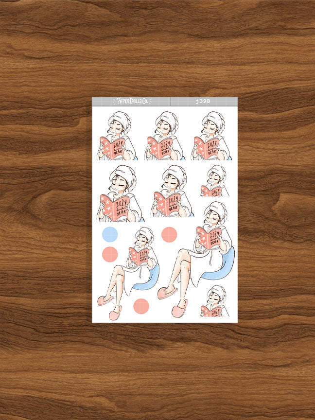 Radiant | Year of the Rising Dragon | Just Dolls Stickers | J398
