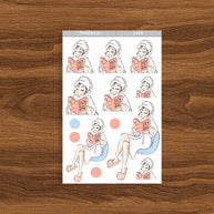 Radiant | Year of the Rising Dragon | Just Dolls Stickers | J398