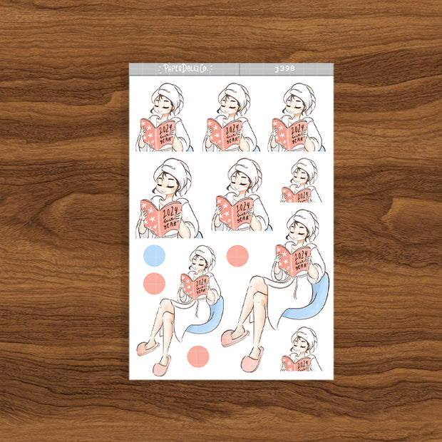 Radiant | Year of the Rising Dragon | Just Dolls Stickers | J398