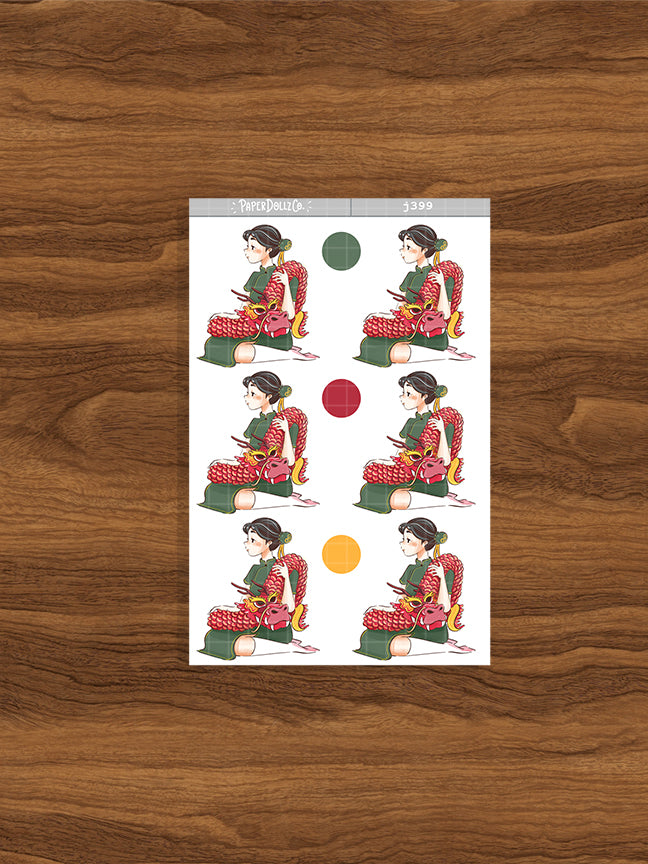 Prosperous | Year of the Rising Dragon | Stickers | J399