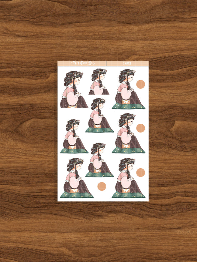 Lively | Spring Blossoming | Just Dolls Stickers | J401