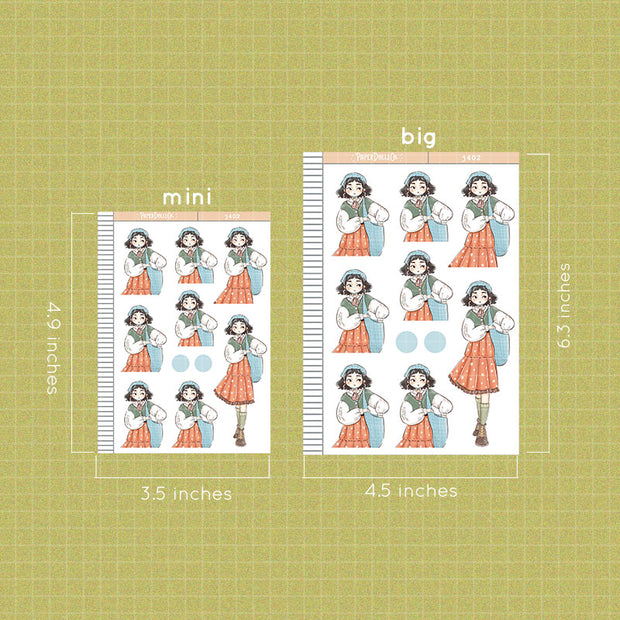 Peaceful | Spring Blossoming | Just Dolls Stickers | J402