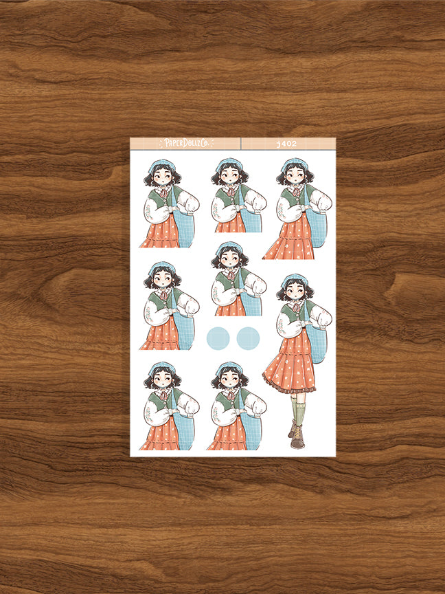 Peaceful | Spring Blossoming | Just Dolls Stickers | J402