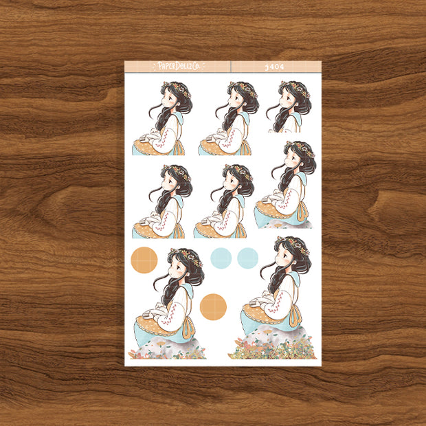 Happy | Spring Blossoming | Just Dolls Stickers | J404