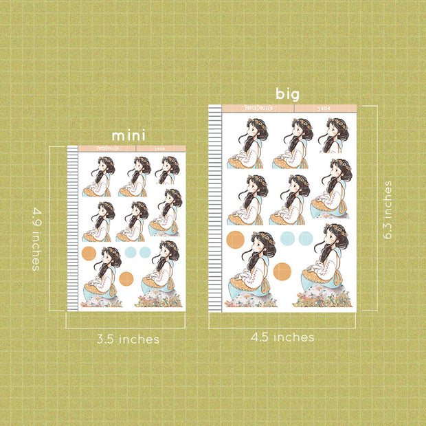Happy | Spring Blossoming | Just Dolls Stickers | J404