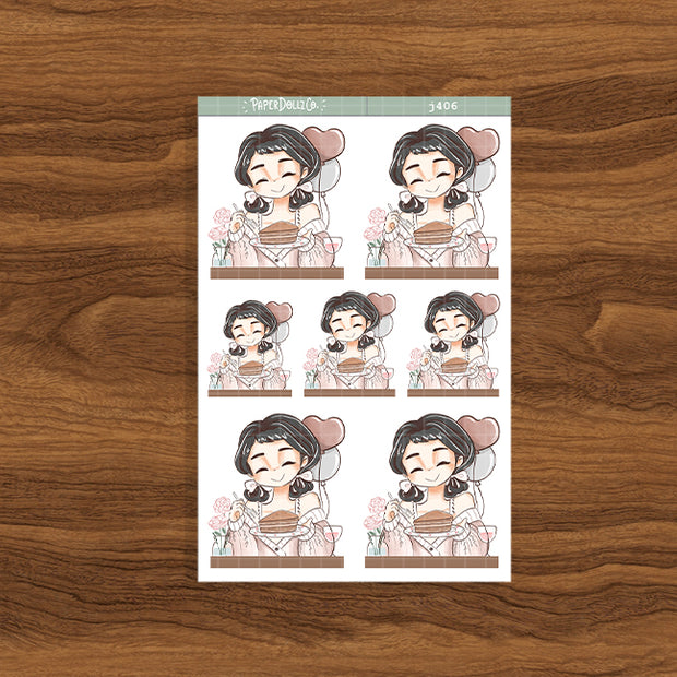 Sweet Treat | Alone Time | Just Dolls Stickers | J406