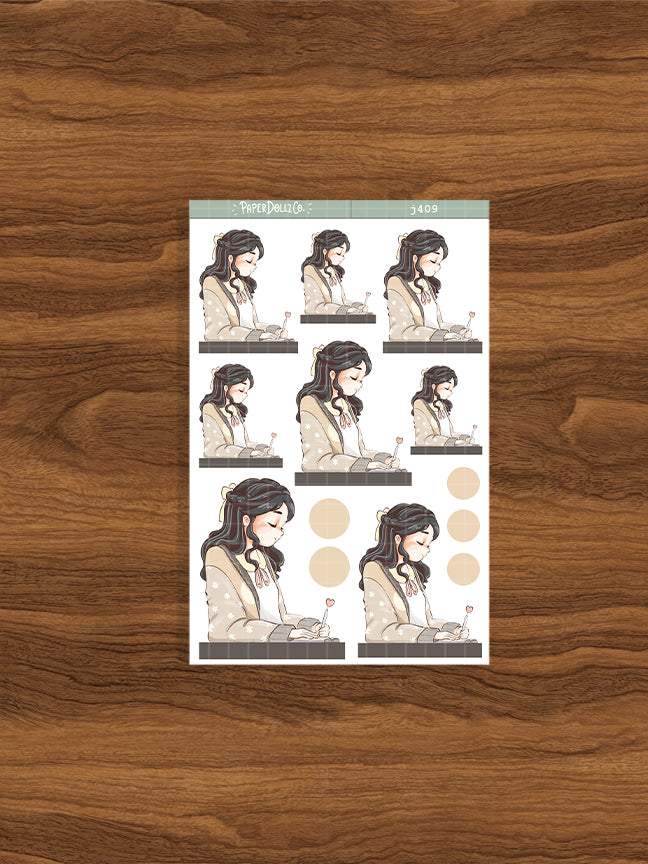 Journaling | Alone Time | Just Dolls Stickers | J409
