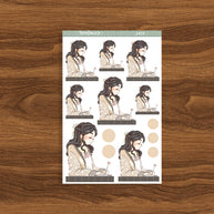 Journaling | Alone Time | Just Dolls Stickers | J409