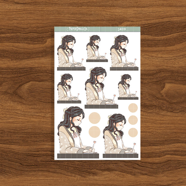 Journaling | Alone Time | Just Dolls Stickers | J409