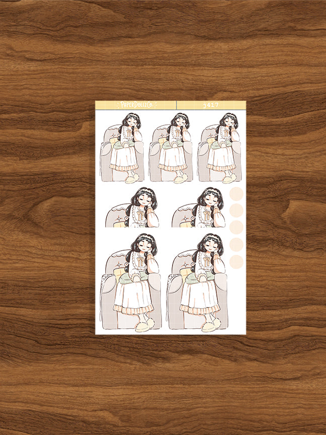 Calm | Sweet Dreams | Just Dolls Stickers | J417