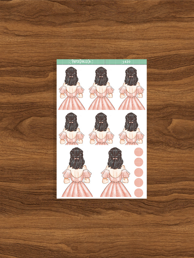 Prom | Crowning Glory | Just Dolls Stickers | J420
