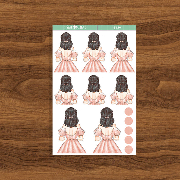 Prom | Crowning Glory | Just Dolls Stickers | J420