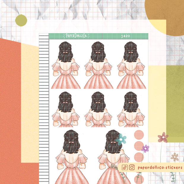 Prom | Crowning Glory | Just Dolls Stickers | J420