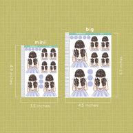 Shopping | Crowning Glory | Just Dolls Stickers | J423