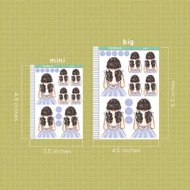 Shopping | Crowning Glory | Just Dolls Stickers | J423