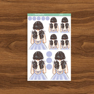 Shopping | Crowning Glory | Just Dolls Stickers | J423