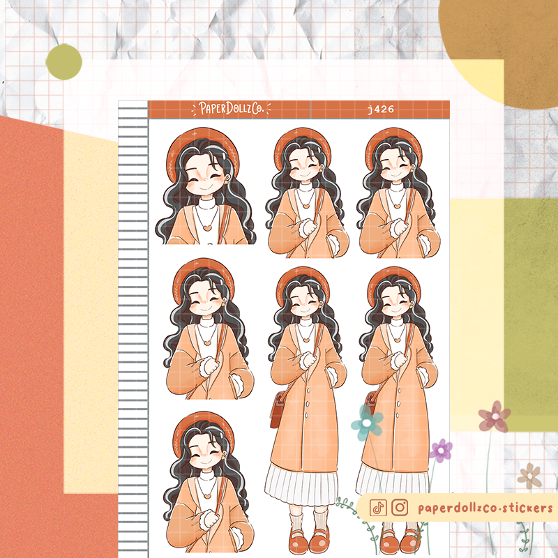 Date Night | Fabulous Fall | Just Dolls Stickers | J426